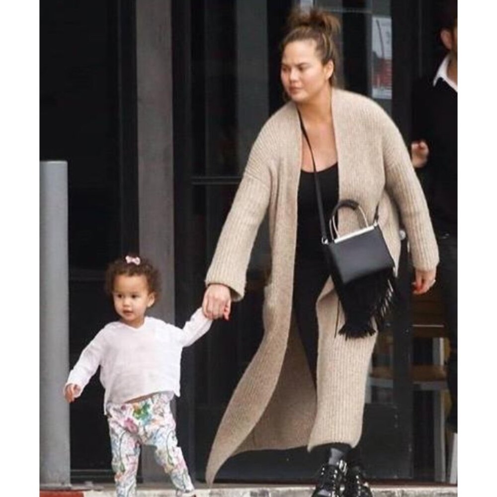 NWOT DOEN Women's Pacha Duster Oatmeal Size M Sweater Cardigan - Picture 6 of 15